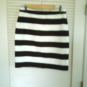 Banana Republic Striped Casual Career Skirt 6